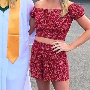 Size XS Red Aeropostale Set